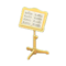Music Stand (Natural) NH Icon.png