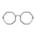Octagonal glasses's Gray variant