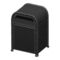 Steel Trash Can (Black - None) NH Icon.png