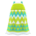 Zigzag-print dress's Lime variant