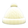 Aran-Knit Cap (White) NH Icon.png