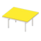Cool Dining Table (White - Yellow) NH Icon.png