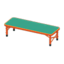 Outdoor Bench (Red - Green)