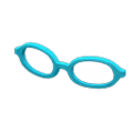 Oval Glasses (Blue) NH Storage Icon.png