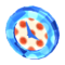 Polka-Dot Clock (Sapphire - Red and White) NL Model.png