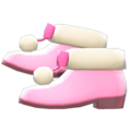 Pom-Pom Boots (Pink) NH Icon.png