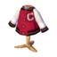 Red letter jacket