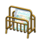 Tubular Magazine Rack (Gold - Pet Magazine) NH Icon.png