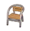 30px Metal and Wood Chair HHD Icon