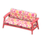 Nordic Sofa (Red - Flowers) NH Icon.png