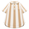 Vertical-Stripes Shirt (Beige) NH Icon.png
