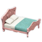 Elegant Bed (Pink - Blue Roses) NH Icon.png