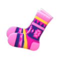 Geometric-Print Socks (Pink) NH Icon.png
