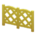 Lattice fence's Yellow variant