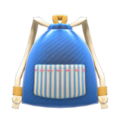 Mom's Knapsack (Denim with Stripes) NH Icon.png