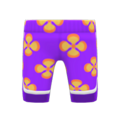 Silk Floral-Print Pants (Purple) NH Icon.png
