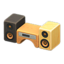 Wooden-Block Stereo (Mixed Wood)