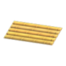 yellow bamboo mat
