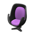 Artsy Chair (Black - Purple) NH Icon.png