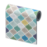 blue Moroccan wall