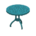 Iron garden table's Blue variant