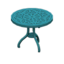Iron Garden Table (Blue)