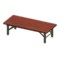 Low Folding Table (Dark Wood) NH Icon.png