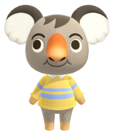 Artwork of Ozzie the Koala