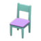 Simple Chair (Blue - Purple) NH Icon.png