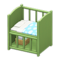 Baby Bed (Green - Blue) NH Icon.png