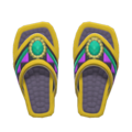 Beaded Sandals (Yellow) NH Icon.png