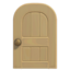 Beige Wooden Door (Round) NH Icon.png