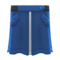 Bomber-Style Skirt (Blue) NH Icon.png