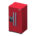 Double-door refrigerator's Red variant