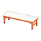 Outdoor Bench (Red - White) NH Icon.png