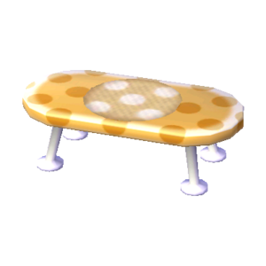 Polka-Dot Low Table (Caramel Beige - Caramel Beige) NL Model.png