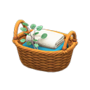 Rattan Towel Basket (New Horizons) - Animal Crossing Wiki - Nookipedia