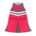 Cheerleading uniform's Berry red variant