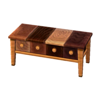 Modern wood table