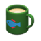 Mug (Green - Fish) NH Icon.png