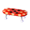 Polka-Dot Low Table (Red and White - Pop Black) NL Model.png
