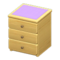 Simple Small Dresser (Natural - Purple) NH Icon.png