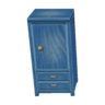 blue wardrobe
