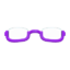 bottom-rimmed glasses