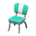 Diner chair's Aquamarine variant