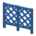 Large lattice fence's Blue variant