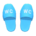 Restroom slippers's Light blue variant