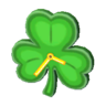 shamrock clock