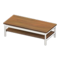 Cool Low Table (White - Brown) NH Icon.png