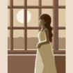 The Sepia photo pattern for the framed photo.